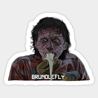 The Fly: Brundle Barf Sticker